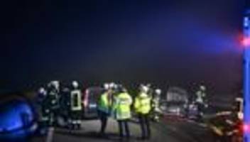 verkehr: unfälle bei nebel: verletzte und sperrungen auf der a31