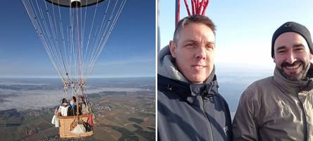 „ein logenplatz am himmel“: zwei augsburger ballonfahrer und eine große herausforderung