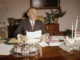 geheimes kind des kanzlers?: bnd schnüffelte im liebesleben von konrad adenauer herum
