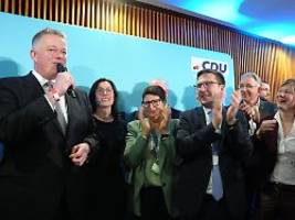 wahlsieg in rheinland-pfalz: cdu bejubelt gordon schnieder - entscheidung für wechsel