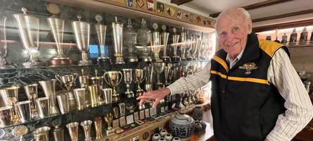 immer auf dem gaspedal: dabei brachte eine fußverletzung  horst molle erst zum motorsport