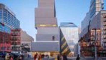 new museum in new york: als wäre ein raumschiff in die stadt gekracht