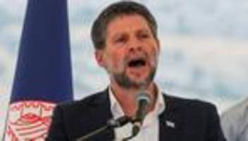 libanon: israelischer minister smotrich fordert annexion des südlibanons