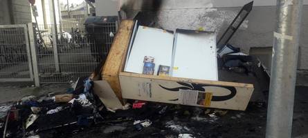 Der Tauschschrank Rechts der Wertach wurde abgefackelt