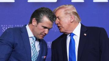 trump schiebt iran-krieg auf hegseth: warst der erste
