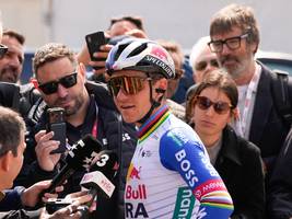 Radsport: Evenepoel sitzt im Schnee fest