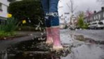 wetterumschwung: frühlingsabsturz: kaltfront bringt regen, wind und graupel