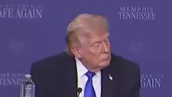 Sleepy Trump: US-Präsident döst während Bondi-Rede weg
