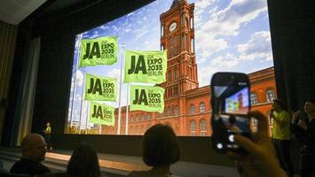 vor allem kai wegners euphorisches „ja“ zur expo-bewerbung fehlt noch