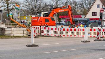 Baustelle Kollaustraße: Hamburg Wasser kündigt Ende an – aber das dauert noch