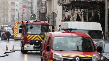 Luxushotel Bristol in Paris brennt: 400 Menschen evakuiert