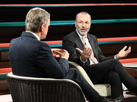 „markus lanz“: manfred weber balanciert auf der brandmauer