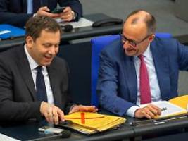 Appell an Koalitionspartner : Merz lobt Klingbeils Reformrede und stichelt indirekt gegen Söder