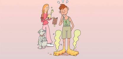 Rätsel des Alltags: Warum haben manche Leute Käsefüße?