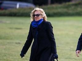 am flughafen von philadelphia: personenschützer von jill biden schießt sich versehentlich ins bein