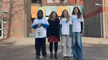 Katholische Bonifatiusschule: Frieden beginnt auf dem Schulhof