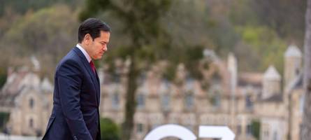 rubio schließt umleitung von waffen in nahen osten nicht aus 