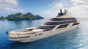 superyacht mit 11 restaurants für 21.000 euro pro woche geht auf jungfernfahrt 