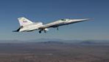 Überschall ohne Knall: Nasa will Überschallflugzeug X-59 häufiger testen