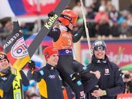 Katharina Schmid findet's geil: Deutsche Rekordweltmeisterin wird zum Abschied Letzte - und feiert