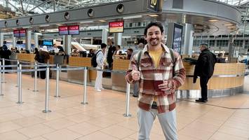 airport hamburg: premierenflug nach amman – passagiere fliegen trotz des kriegs