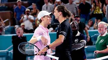Finale in Miami verpasst: Zverev kassiert siebte Pleite in Serie gegen Sinner
