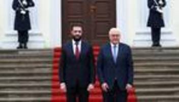 Syrien: Frank-Walter Steinmeier empfängt Syriens Übergangspräsident al-Scharaa