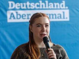 sprecher: fall damit erledigt: afd niedersachsen rügt jugendvorständin gehrckens für beleidigungen