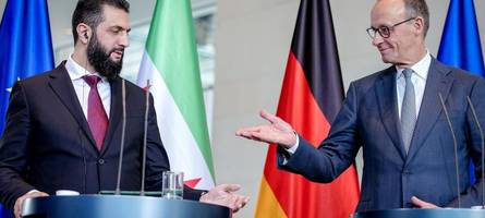 Treffen von Merz und al-Scharaa: 80 Prozent der Syrer sollen in ihr Heimatland zurückkehren