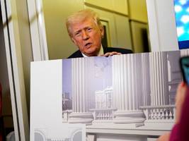 weißes haus: oben ballsaal, unten bunker