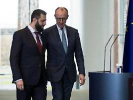 Wer sagte denn nun was?: Syrischer Präsident widerspricht Merz bei 80-Prozent-Aussage