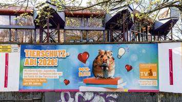 bunte plakate für den tierschutz in berlin: das steckt hinter der aktion