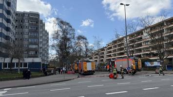 Großeinsatz am Herold-Center: Person aus brennender Wohnung gerettet