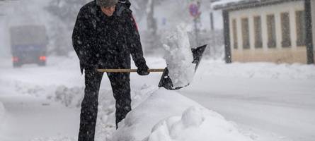 DWD warnt vor Schneefall: In diesen Landkreisen gibt es bis zu 40 Zentimeter Neuschnee