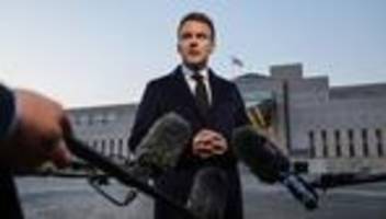 frankreich: emmanuel macron wirft trump aushöhlen der nato vor