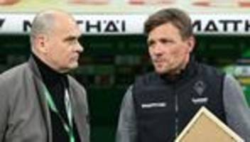 Fußball-Bundesliga: Werder-Boss Filbry stärkt erneut Sportchef Fritz