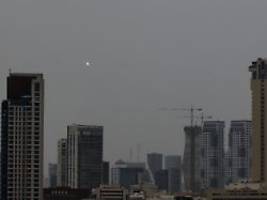 weiträumige schäden: israel meldet mehrere angriffswellen aus dem iran