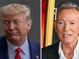 wie eine vertrocknete pflaume: trump ruft zum boykott von rocklegende springsteen auf