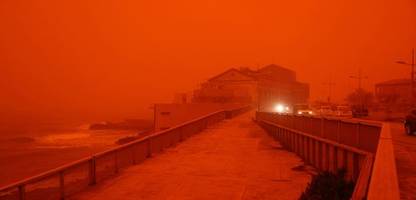 kreta: saharastaub und unwetter in griechenland