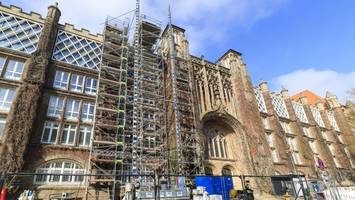 Baustopp bei Uni-Projekt an Schlüterstraße: Übergabetermin wohl nicht haltbar