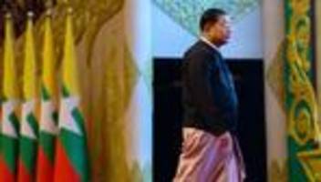 myanmar: myanmars militärjuntachef min aung hlaing zum präsidenten gewählt