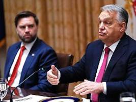 reichhaltige partnerschaft: vance besucht orban kurz vor den wahlen