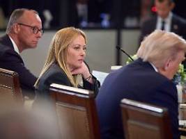 us-flugzeuge dürfen nicht landen: meloni stößt trump vor den kopf