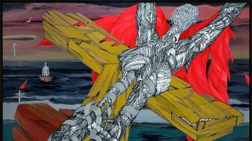 Wie die Künstlerin Margo Guttmann Schreie auf die Leinwand bannt