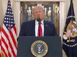 us-präsident pocht auf ultimatum: trump an iran: 48 stunden, bevor die hölle über sie hereinbricht