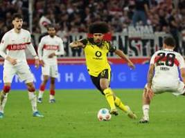 zwei backpfeifen für den vfb: auf diesen sieg von borussia dortmund hat rein nichts hingedeutet