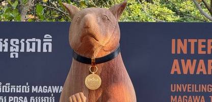 Kambodscha: Ratte Magawa erhält Denkmal für Minenarbeit