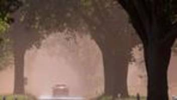 Stürmische Böen: Sandverwehungen sorgen im Nordosten für schlechte Sicht