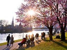 Temperaturen über 25 Grad: Ostersonne brachte ersten Sommertag des Jahres