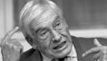 verstorbener cdu-politiker: rhein würdigt schwarz-schilling als stimme der demokratie